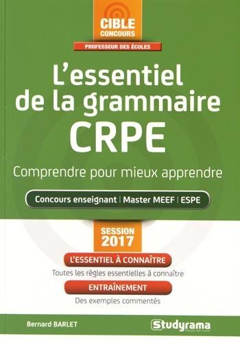 L` Essenteil de la grammaire CRPE