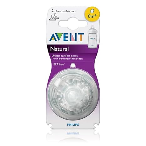 philips avent natural baby bottle nipple newborn 0m 