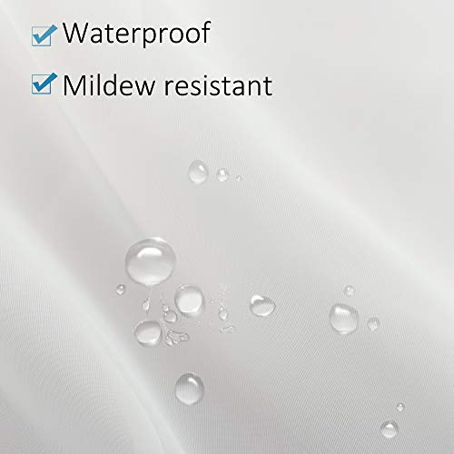 LIFONDER Transparente Pavillon-Vorhänge für den Außenbereich, 2 Paneele für den Innen- und Außenbereich, wasserdicht… – Bild 8
