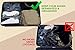 Juvale 4-Pack Portable Shoe Tote Bags for Travel and Storage, One Size, 15.5 Inches