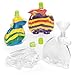 Baker Ross Dinosaur Sand Art Bottles (Pack of 4) for Kids Crafting and Decorations