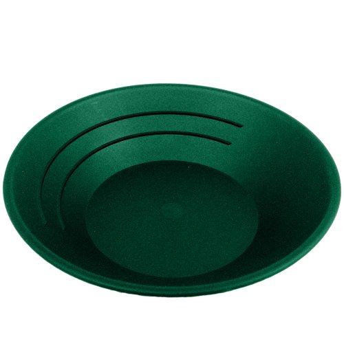 SE GP1001BL 10-Inch Plastic Gold Mining Pan Green