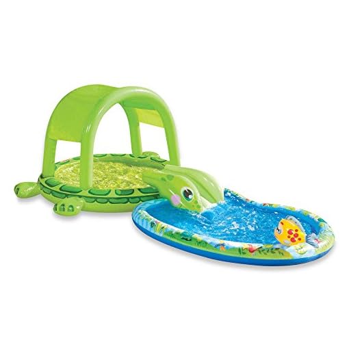 Shade-N-Slide Turtle Splash Pool by Banzai