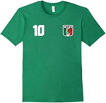 Mens MEXICO T-shirt Mexican Tee Retro Soccer Football Futbol 2XL Kelly Green