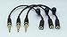 Great Value Tech 3 Replacement Headphone Wires with 3 Black Cover/Screws for iPhone 5/5s/5c LifeProof Cases