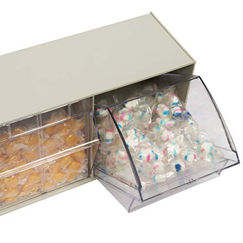 AkroMils 06703 TiltView Horizontal Plastic Organizer Storage System