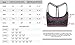 Queenie Ke Women's Light Support Cross Back Wirefree Pad Yoga Sports Bra Size M Color Dark Grey Space Dye