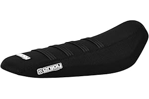 Enjoy Mfg Seat Cover - Compatible with Sur Ron Sur-Ron Light Bee MX & X E-Bike #349 (All Black w/Black Ribs)