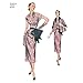Simplicity Pattern 8245 Vintage 1950's Dress, Sash, and Lined Jacket, Size: H5 (6-8-10-12-14)