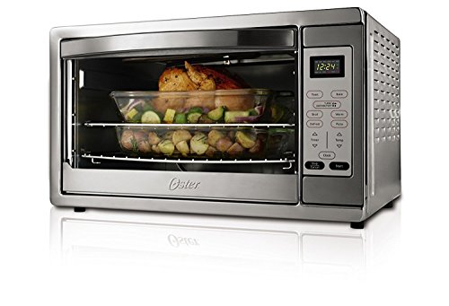 Click Here to See More Images 2 x Oster Extra Large Digital Countertop Oven, Stainless Steel, TSSTTVDGXL-SHP