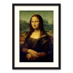 Black Framed Canvas Wall Art Famous Painting Home Artwork Decoration for Living Room, Bedroom - 23x31 inches