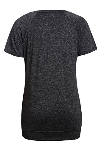 image for HOTAPEI Plus Size Short Sleeve Summer T Shirt Women Casual Round Neck 