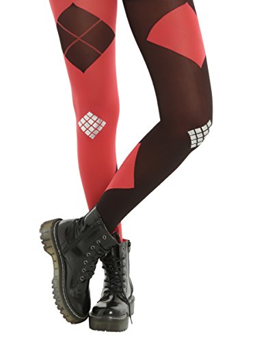 DC Comics Harley Quinn Diamond Split Tights