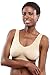 Carole Martin Slip-On Wireless Comfort Bra for Women - 40 Beige
