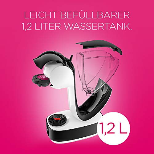 DeLonghi Nescafé Dolce Gusto Infinissima Pod Kapsel-Kaffeemaschine, Espresso, Cappuccino und mehr, 1,2 Liter, EDG260,W… – Bild 4