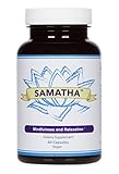 SAMATHA Vegan Stress Relief & Anti Anxiety Supplement for Mood, Relaxation, Calming, Stress, Anxiety & Reducing Panic Attacks