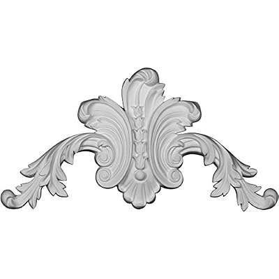 Ekena Millwork ONL18X13X01BE 18 1/2"W x 13 1/2"H x 1 1/2"P Beaded Center Onlay