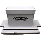 BCW Diversified (5) BCW Brand SHORT Comic Storage Box - Holds 150-175 Comic Books - CXBCSHORT