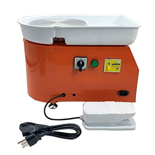 Cozyel Pottery Wheel 25cm Pottery Forming Machine 110V/220V 350W