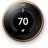 Nest Learning Thermostat, Easy Temperature Control for Every Room in Your House, Copper (Third Generation)