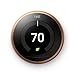 Google, T3021US, Nest Learning Thermostat, 3rd Gen, Smart Thermostat, Copper, Works With Alexa primary