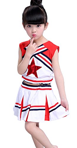 La Vogue Boys Girls Cheerleader Costume Star School Uniform Outfit