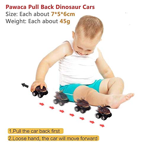 4 Dinosaur+Pawaca+4+Pack+Wheel+Creative
