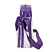Clear Crossbody Messenger Shoulder Bag with Adjustable Strap Stadium Approved Transparent Purse Purple