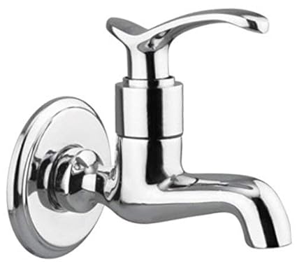 Drizzle Bib Cock Duck Brass Chrome Plated/Bathroom Taps Quarter Turn