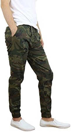 Galaxy by HarvicMen's Basic Stretch Twill Joggers
