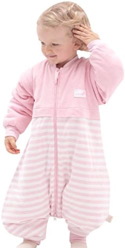 OuYunBaby Early Walker Sleeping Bag with Feet Detachable Sleeve Wearable Blanket Spring&Autumn