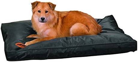 petlife odour resistant dog mattress grey large