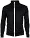 Angel Cola Men's Retro Stripes Full Zip-up Track Top Jacket