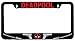 Deadpool LOGO High Quality Black Metal License Plate Frame