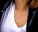 Y Necklace Dainty Disc Pendant Necklace CZ Long Lariat Chain Jewelry For Women (silver)
