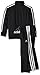 adidas Toddler Boys' Iconic Tricot Jacket and Pant Set, Black/White, 4