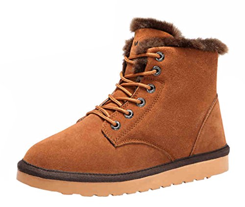 Rock Me Men's Flak I Winter Plush High Top Snow Boot(7 D(M) US, Chestnut)