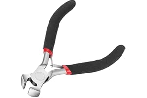 FENGWANGLI End Cutting Pliers for Jewelry Making, Nail Puller Tool for Carpenter, End Nippers for Zipper Install Stops, Wire Cutting