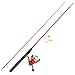 Wakeman Spawn Series Spinning Combo and Tackle Set - Fire Red (80-FSH1001)