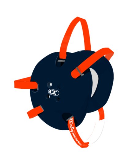 Cliff Keen Custom Signature Headgear - Navy/Orange