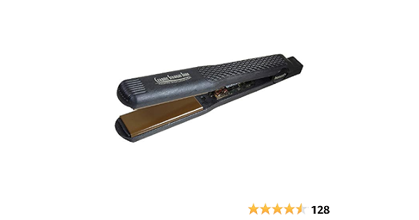 Amazon.com: HairArt H3000 - Hierro de cerámica iónico de turmalina de lujo,  color negro, 1 1/8 pulgadas : Belleza y Cuidado Personal