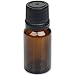 Aennon Essential Oil Bottles – 10 ml. Amber Glass Empty Bottle Set, for The Aroma Nebulizing Diffuser (4-Pack) + 12 Extra Washers Included