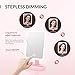 EASEHOLD Lighted Vanity Mirror LED Make Up Mirror Table 10.7 in with 37 LED Lights Detachable 10X Magnifying Spot Mirror Stepless Dimming 180 Degree Rotation Countertop Cosmetic Bathroom (Pink)