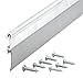 M-D Building Products 07237 36 in. Silver Aluminum and Vinyl Flex-O-Matic Screw-on Door Sweep