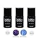 BMC 3pc Thermal Color Changing Gel Polish Nail Lacquers w/ Top Base Coat - Beneath It All Collection, Galaxy Traveler