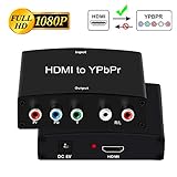 NEWPOWER HDMI to YPbPr Converter, 4K 1080P HDMI to YPbPr Adapter with HD Video, Support PS3, DVD, Xbox 360 to HDTV, Monitor and Projector