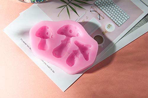 5 Mushroom+Silicone+Decorating+Fondant+Chocolate