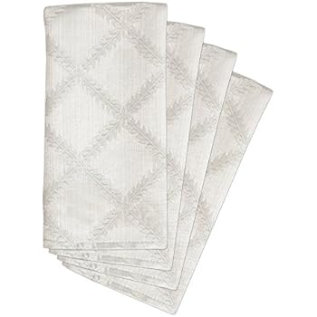 Lenox Laurel Leaf Set of 4 Napkins, White