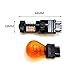 SIRIUSLED Extremely Bright Dual Brightness 2000 Lumens 3030 Chipset Projection LED Tail Brake Light Backup Reverse Light Turn Signal Light 3056 3156 3057 3157 Amber Yellow Pack of 2 …