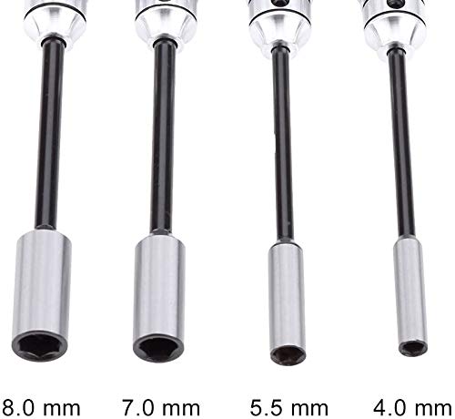 Rc Werkzeug Set, Profesionelles RC Bauteil Zubehör, RC Nuts & Bolt Set, 4,0, 5,5, 7,0, 8,0 Mm, Für RC Autos, Helikopter, Hubschrauber, Flugzeug, Schraubendreher Set, Allround Zubehör Für RC Modelle – Bild 4